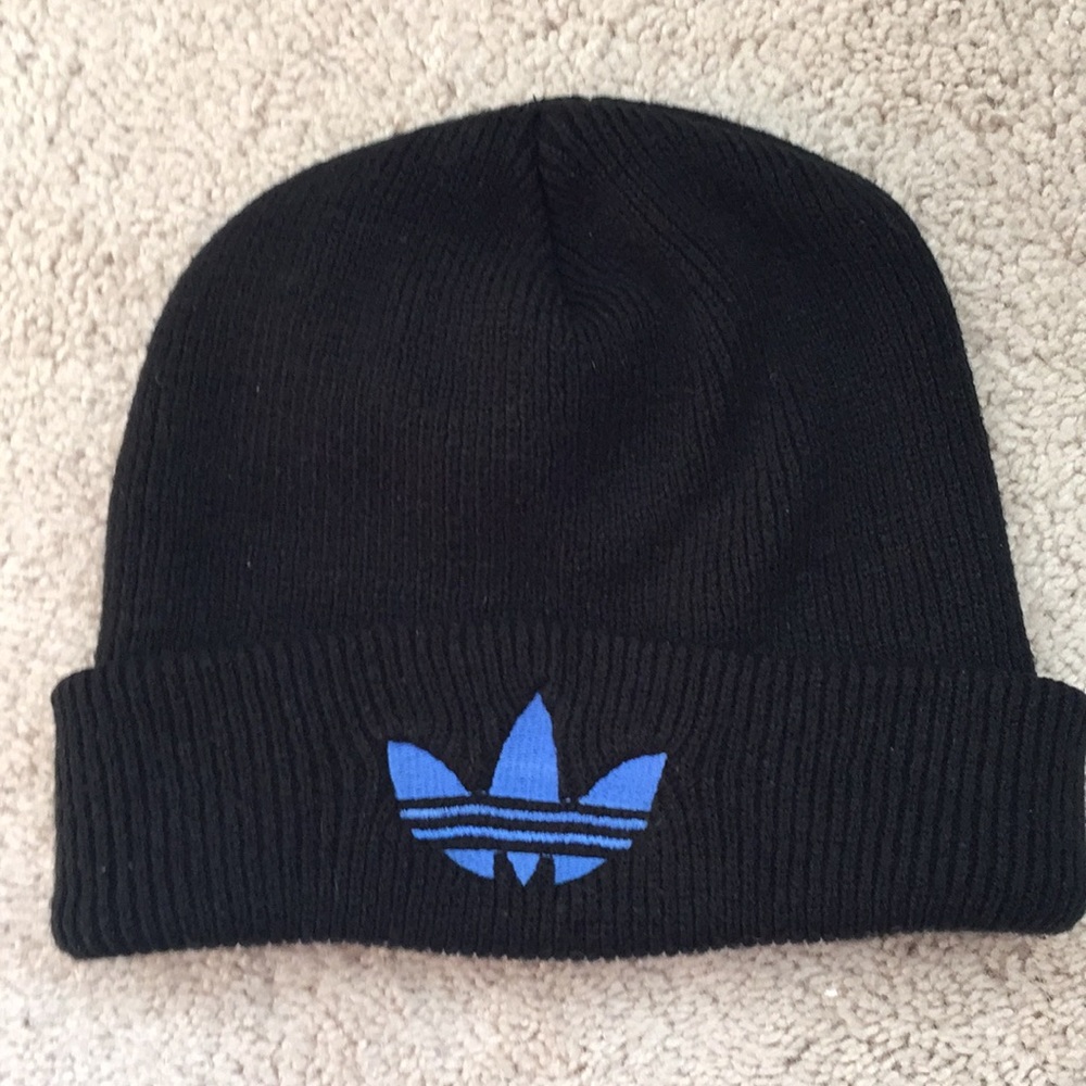 Vintage ADIDAS Black knit hat